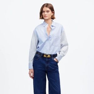 Madewell Oversized Button-Up Shirt Size XXS